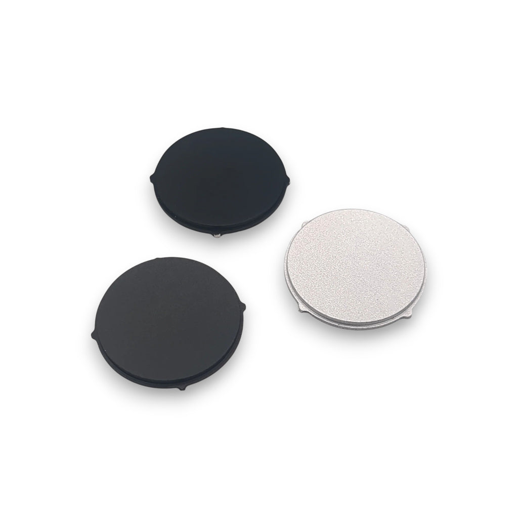 Center Button for iPod Classic Black Grey Silver, Angled View