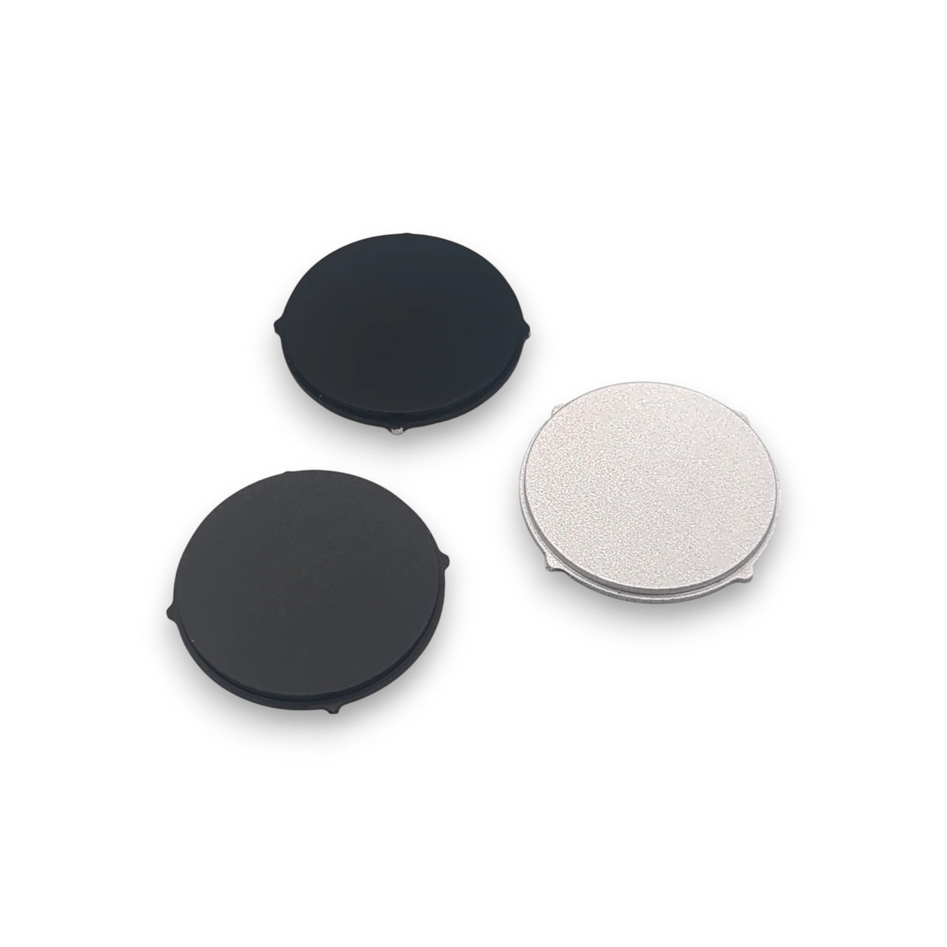 Center Button for iPod Classic Black Grey Silver, Angled View