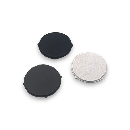 Center Button for iPod Classic Black Grey Silver, Angled View