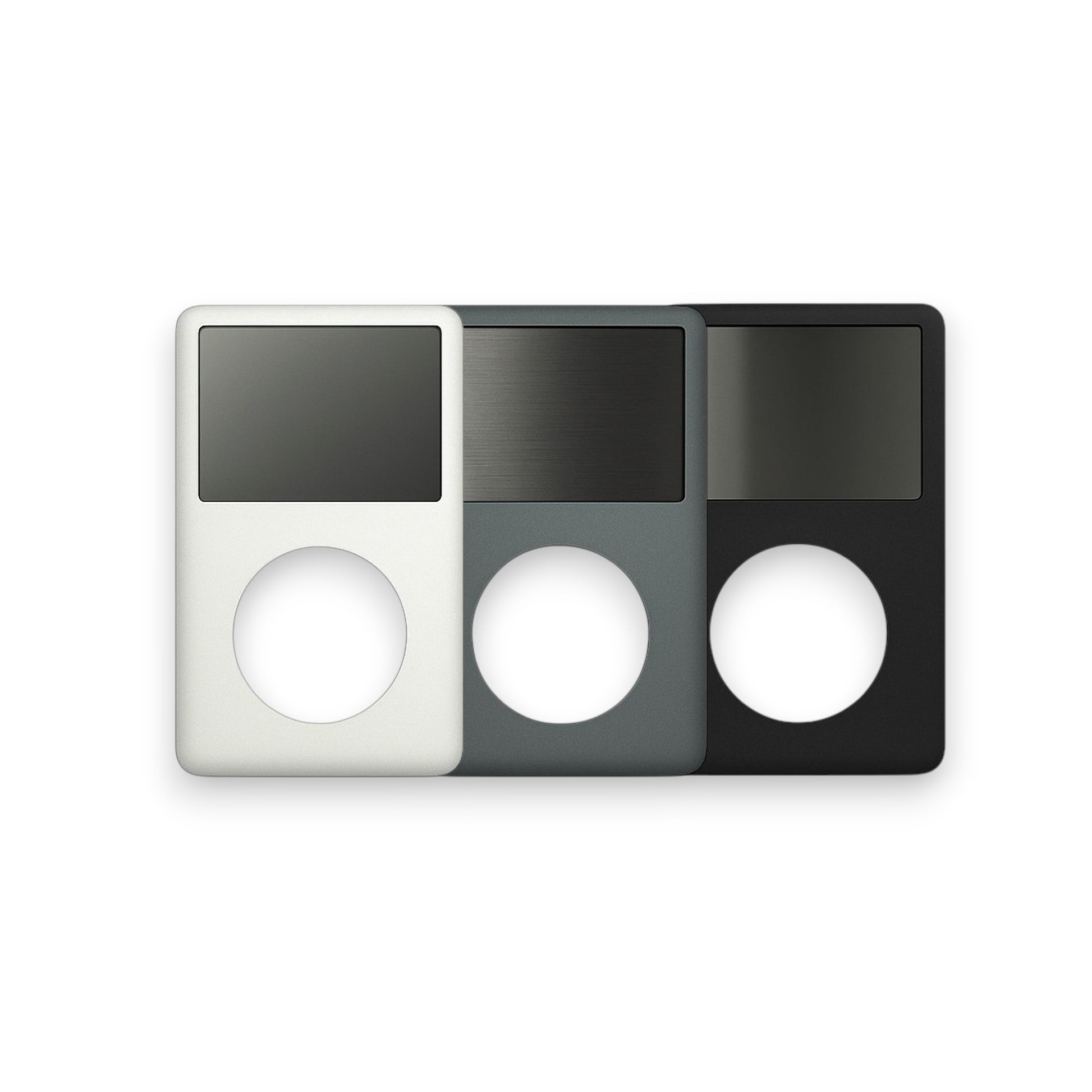 iPod Classic Faceplate Silver Black Grey