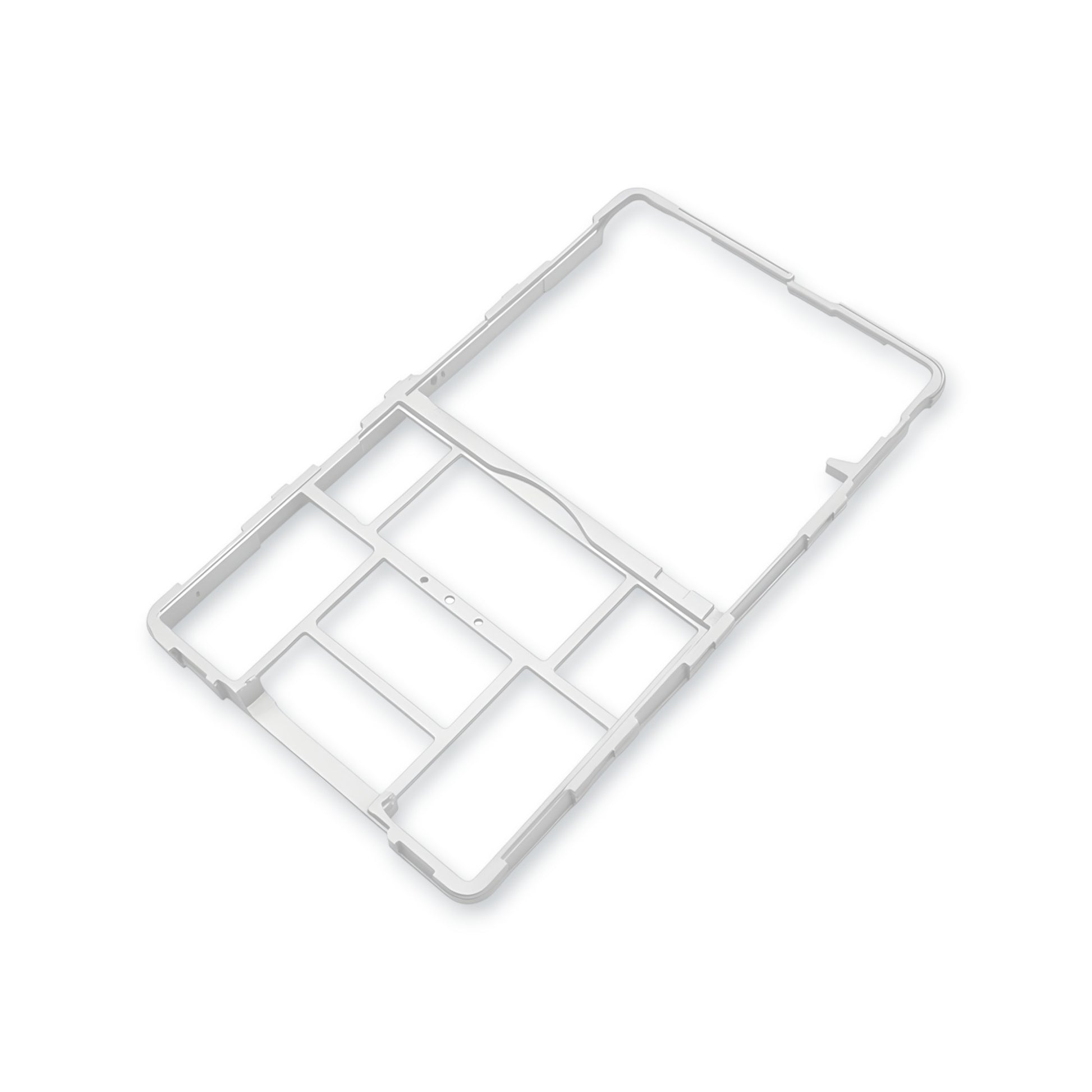 Metal Mid-frame for iPod Classic, Angled View
