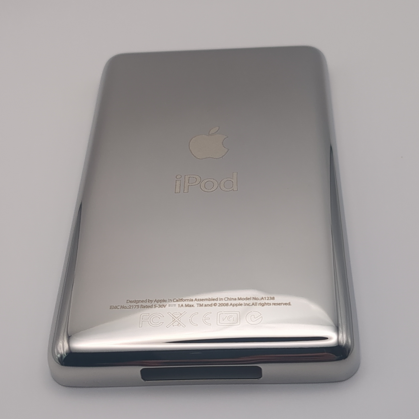 Thin Chrome Rear Casing for the iPod Classic