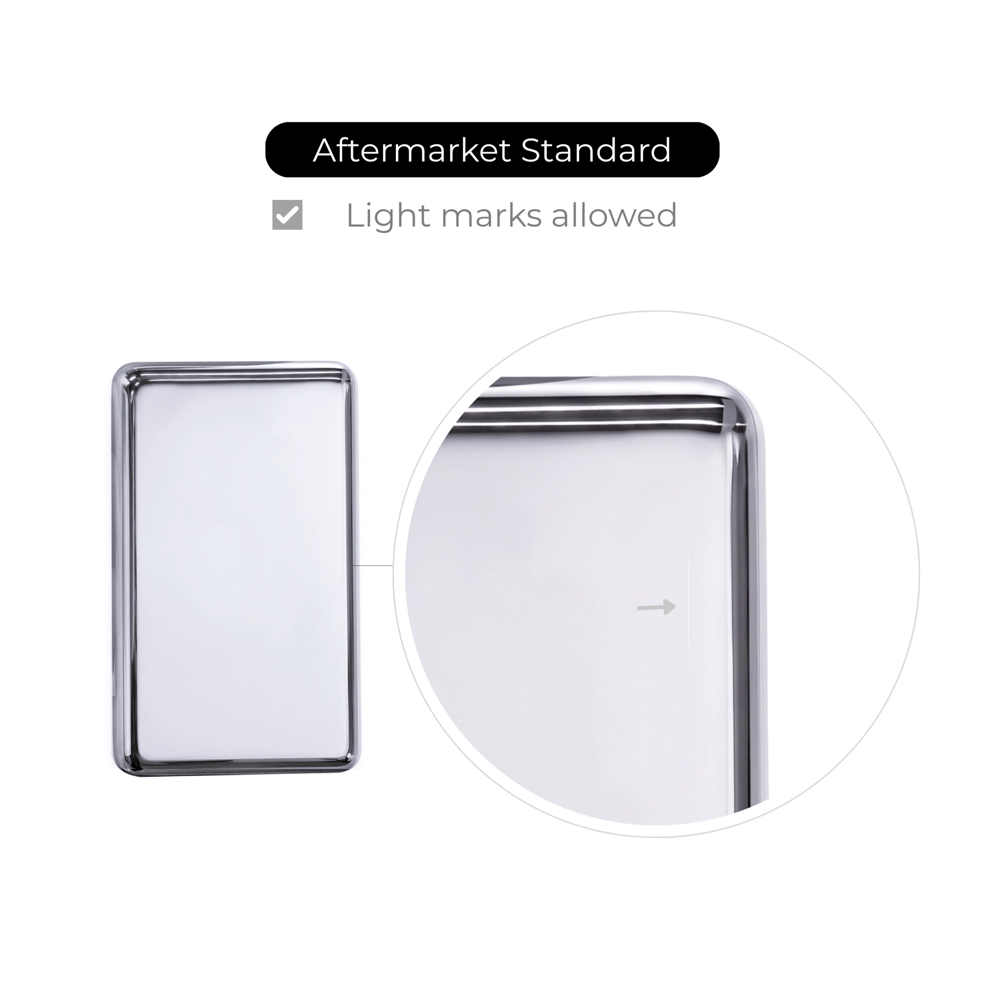 Thin Chrome Rear Casing for the iPod Classic